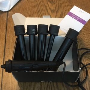 Bestope curling wand: 5 interchangeable sized barrels. EUC in box, hardly used